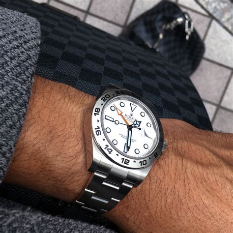 rolex explorer on wrist